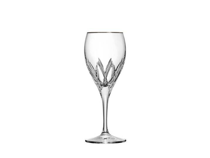 ARNSTADT KRISTALL Weißweinglas London Platin (19,5 cm) - Kristallglas mundgeblasen · handgeschliffen von ARNSTADT-KRISTALL