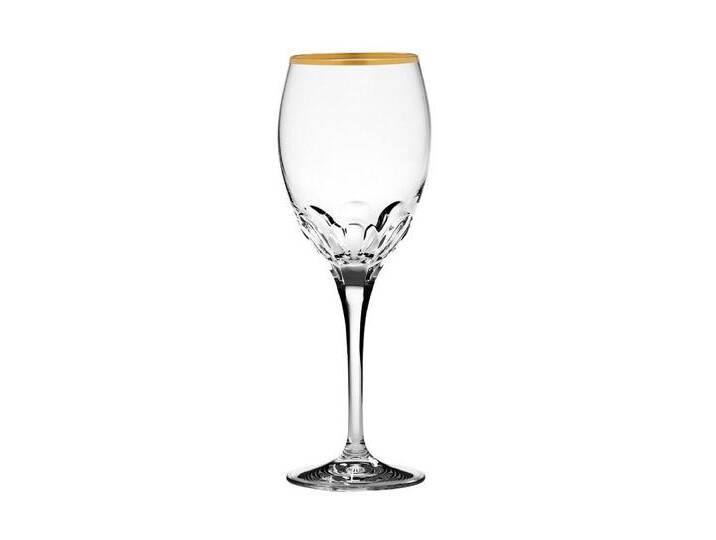 ARNSTADT KRISTALL Weißweinglas Weißweinglas Palais Gold (19,5 cm) - Kristallglas mundgeblasen · Hand von ARNSTADT-KRISTALL