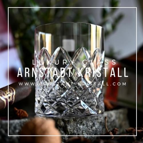 ARNSTADT KRISTALL Whiskyglas Kristall Venedig PREMIUM (10 cm) Kristallglas mundgeblasen · handgeschliffen · Handmade in Germany von ARNSTADT KRISTALL