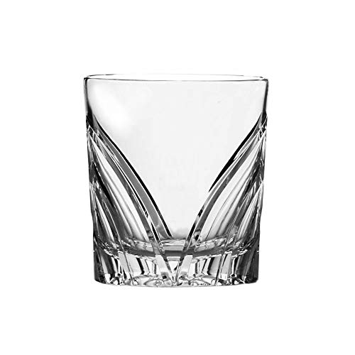ARNSTADT KRISTALL Whiskyglas Wasserglas Wings (9,5 cm) - Kristallglas mundgeblasen · handgeschliffen · Handmade in Germany von ARNSTADT KRISTALL