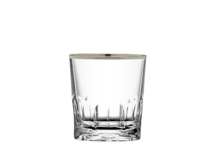 ARNSTADT KRISTALL Whiskyglas Whiskyglas Harmony Platin (9 cm) - Kristallglas mundgeblasen · handges, Kristallglas von ARNSTADT-KRISTALL