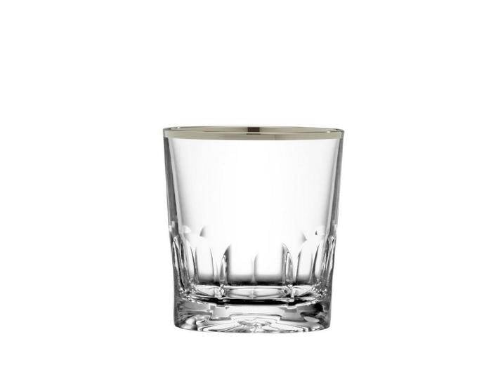 ARNSTADT KRISTALL Whiskyglas Whiskyglas Harmony Platin (9 cm) - Kristallglas mundgeblasen · handges, Kristallglas von ARNSTADT-KRISTALL