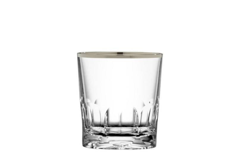 ARNSTADT KRISTALL Whiskyglas Whiskyglas Harmony Platin (9 cm) - Kristallglas mundgeblasen · handges, Kristallglas von ARNSTADT KRISTALL
