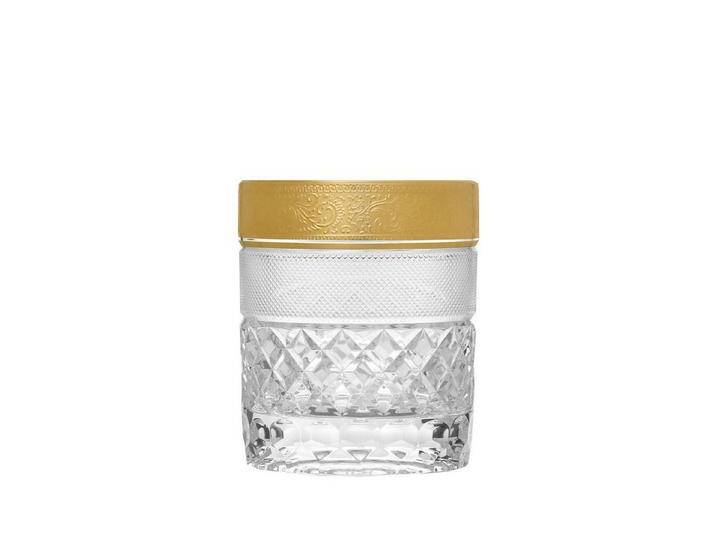 ARNSTADT KRISTALL Whiskyglas Whiskyglas Rococo (9 cm) Kristallglas mundgeblasen · handgeschliffen, Kristallglas von ARNSTADT-KRISTALL