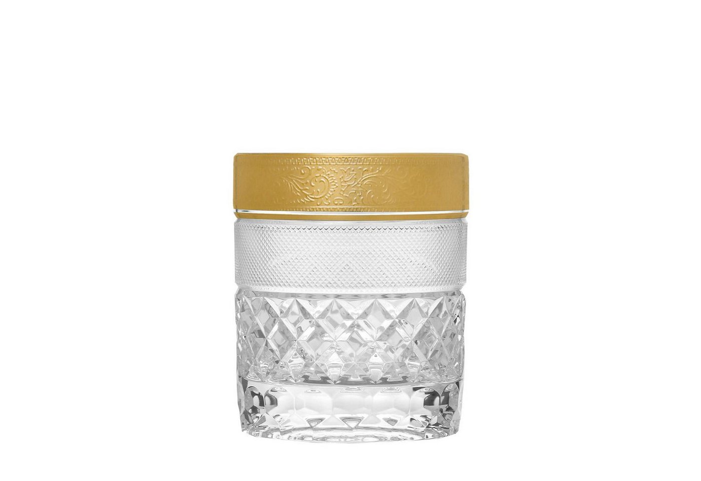 ARNSTADT KRISTALL Whiskyglas Whiskyglas Rococo (9 cm) Kristallglas mundgeblasen · handgeschliffen, Kristallglas von ARNSTADT KRISTALL