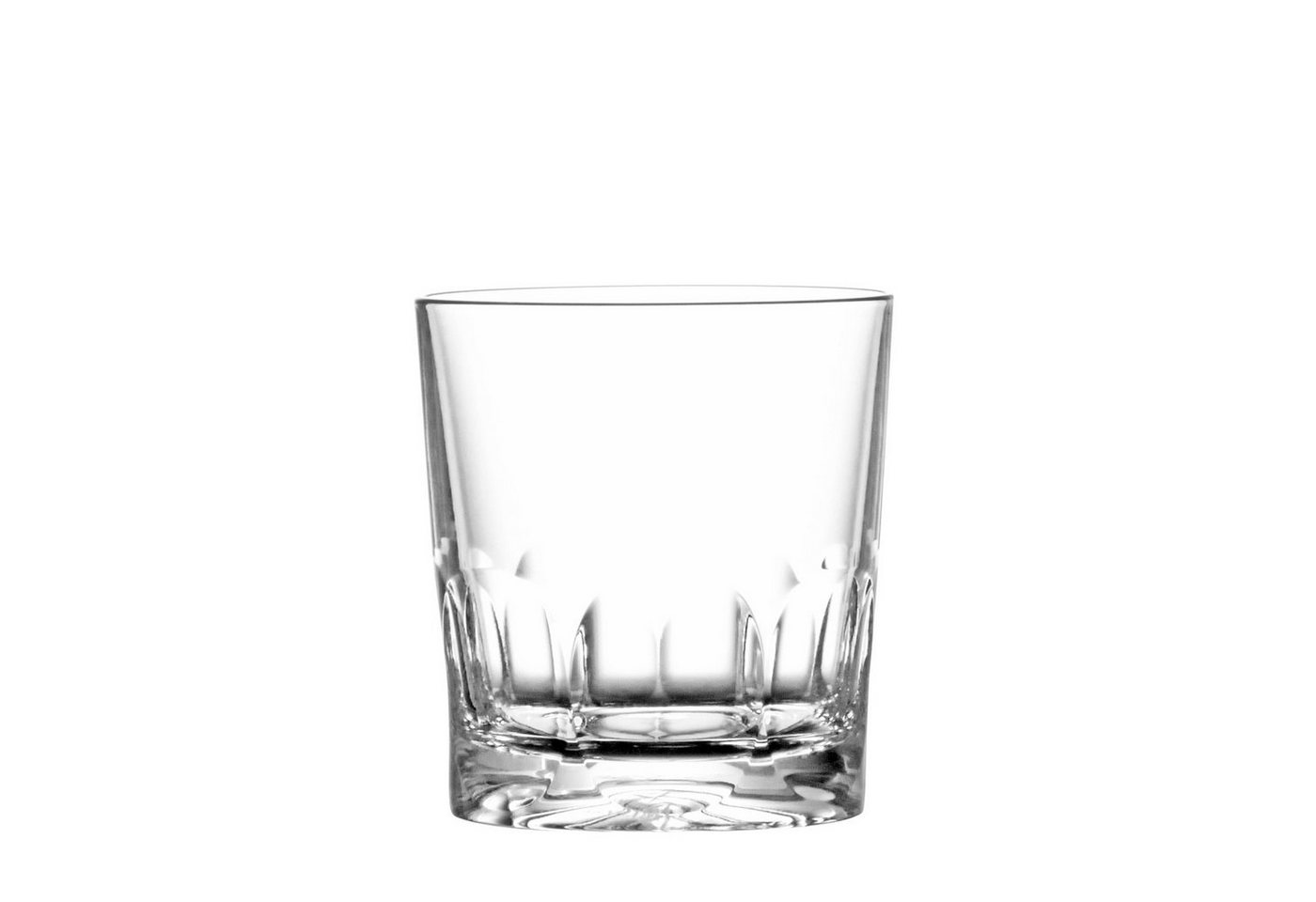 ARNSTADT KRISTALL Whiskyglas Whiskyglas Trinkglas Palais clear (9 cm) - Kristallglas mundgeblasen ·, Kristallglas von ARNSTADT KRISTALL