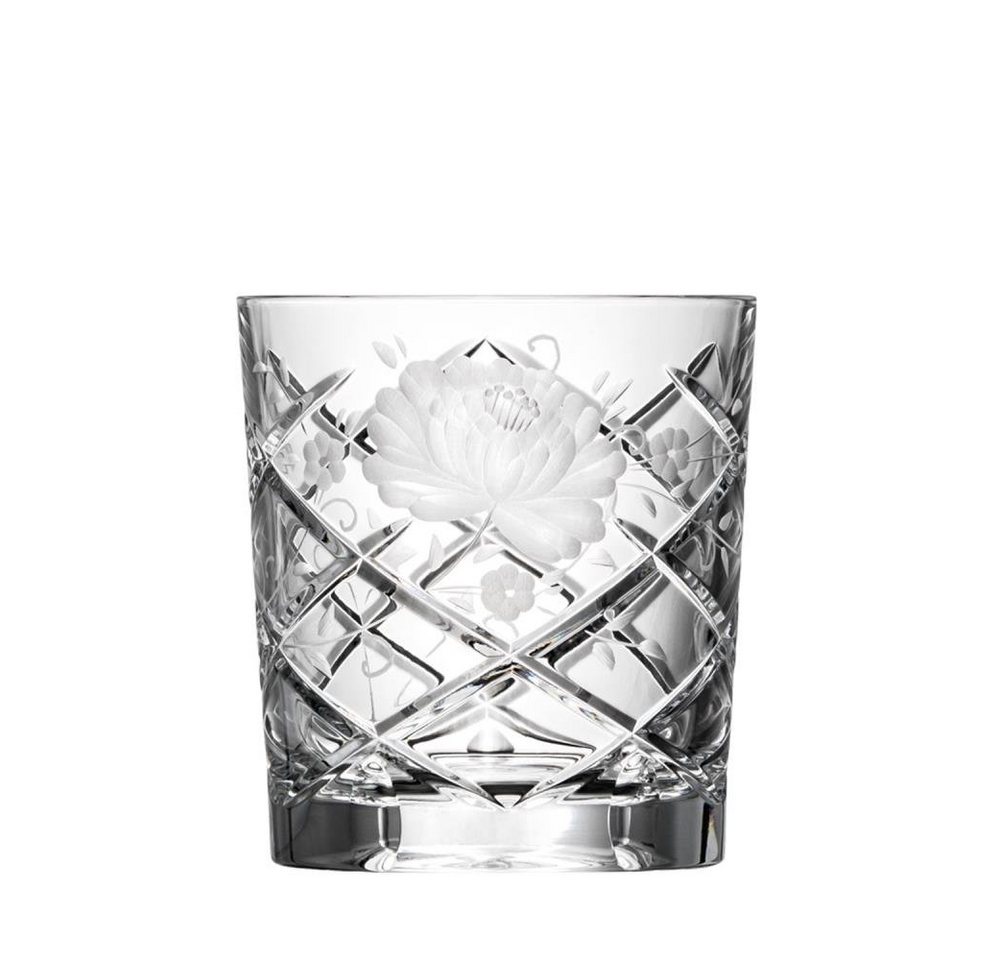 ARNSTADT KRISTALL Whiskyglas Whiskyglas Wasserglas Sunrose (9 cm) - Kristallglas mundgeblasen · han von ARNSTADT KRISTALL