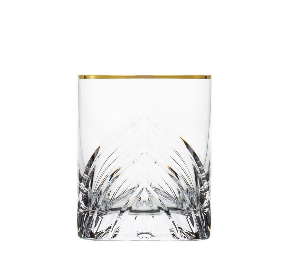 ARNSTADT KRISTALL Whiskyglas Whiskyglas Wings Gold (9cm) Kristallglas mundgeblasen · handgeschliffe von ARNSTADT KRISTALL