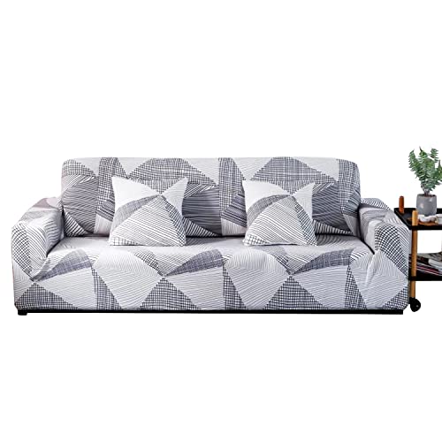 ARNTY Sofabezüge, Moderne Elastischer Sofabezug Stretch 1/2/3/4 Sitzer Couchbezug Antirutsch Blumendruck Sofahusse für Couch Möbelschutz(Gestreifte Linien, 1 Sitzer Sofabezüge:90-140cm) von ARNTY