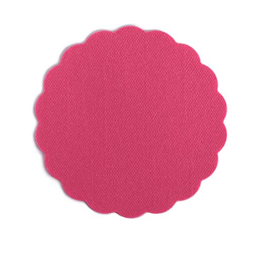 500 Airlaid Glasuntersetzer rund für Gläser 9cm Durchmesser Stoffähnlich | Untersetzer Getränkeuntersetzer Coasters Stoffoptik | Hochzeit Gastronomie Catering Hotel | Premium QUALITÄT | Rosa Fuchsia von AROBA