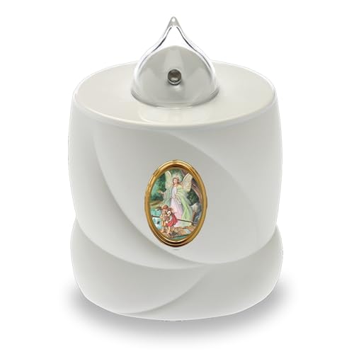 AROBA 2x LED Grabkerze Trauerlicht - Flackereffekt wie echte Kerze - lange Brenndauer bis 200 Tage - wiederverwendbar Friedhofskerze Gedenkkerze Dauerkerze - weiß Heiliger Engel AROBA 2x LED Grabkerze Trauerlicht - Flackereffekt wie echte Kerze - lange Brenndauer bis 200 Tage - wiederverwendbar Friedhofskerze Gedenkkerze Dauerkerze - weiß Heiliger Engel von AROBA