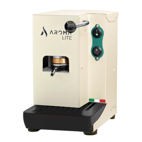 Aroma Lite Creamy Espressomaschine ESE 44 Kaffeepads (cremefarben und grün) von AROMA MACCHINA DA CAFFE'