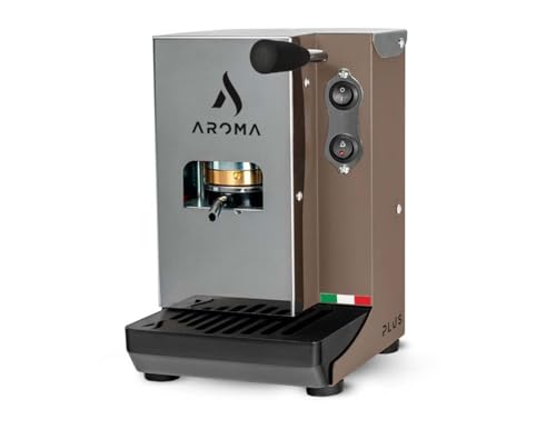 aroma Plus Basic Kaffeepadmaschine 44mm Taupe von AROMA MACCHINA DA CAFFE'