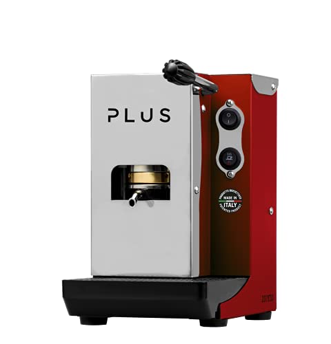 Kaffeemaschine für Pads, 44 mm, Modell AROMA PLUS Rot von AROMA PLUS