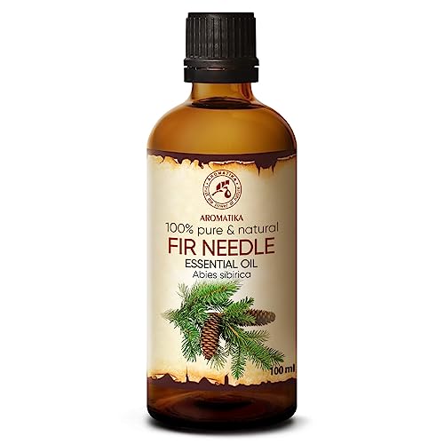 Fichtennadelöl 100 ml - Abies Sibirica - Naturreines Ätherisches Fichtenöl - Weihnachtsbaumduft - Tannenöl für Sauna - Körperpflege - Massage - Diffuser - Duftlampe - Raumduft von AROMATIKA trust the power of nature