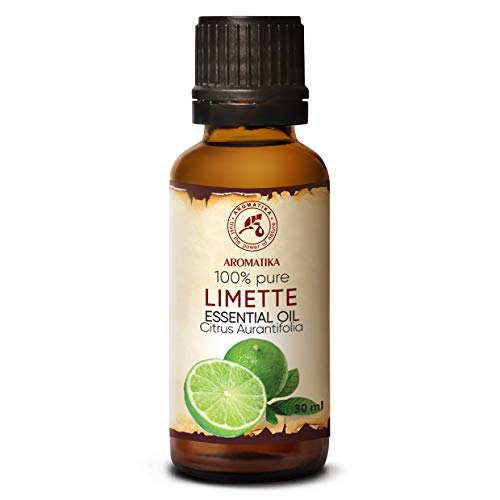 Limettenöl 30ml - Citrus Aurantifolia - Lime Ätherisches Öl - Rein & Natürlich - Limette Ätherisches Öl für Diffuser - Aromatherapie - Hautpflege - Entspannung - Raumduft - Duftlampe - Limeöl von AROMATIKA trust the power of nature