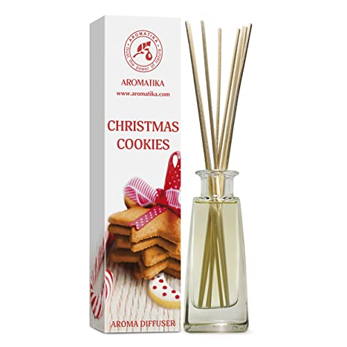 AROMATIKA trust the power of nature Weihnachtsplätzchen Aroma Diffusor 100ml - Duftvase - Raumduft - Lufterfrischer - Weihnachtsplätzchen Duftdiffusor - Geschenk - Raumbeduftungsmittel - Reed Diffuser AROMATIKA trust the power of nature Weihnachtsplätzchen Aroma Diffusor 100ml - Duftvase - Raumduft - Lufterfrischer - Weihnachtsplätzchen Duftdiffusor - Geschenk - Raumbeduftungsmittel - Reed Diffuser von AROMATIKA trust the power of nature