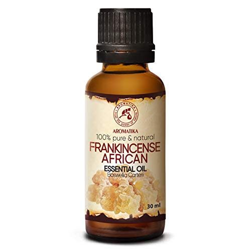 Weihrauchöl Afrikanisch 30ml - Boswellia Carterii - Olibanum Öl - Ätherische Weihrauchöle für Glatte Haut - Aromatherapie - Duftlampe - Aroma Diffuser - Yoga von AROMATIKA trust the power of nature