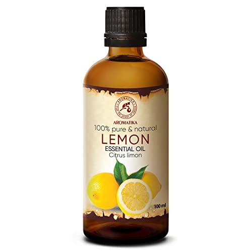 Zitronenöl 100ml - Citrus Limon - Italien - Reines Zitronen Öl für Guten Schlaf - Körperpflege - Wellness - Schönheit - Entspannung - Massage - Spa - Aroma Diffuser - Duftlampe Zitronenöl 100ml - Citrus Limon - Italien - Reines Zitronen Öl für Guten Schlaf - Körperpflege - Wellness - Schönheit - Entspannung - Massage - Spa - Aroma Diffuser - Duftlampe von AROMATIKA trust the power of nature