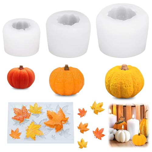 ARONRAVE silikonform herbst, 4 Stück Kürbis Harz Formen Herbst Harzformen Silikonformen Thanksgiving Ahornblatt Silikon Form Herbst Deko für Halloween Thanksgiving DIY Basteln Dekoration ARONRAVE silikonform herbst, 4 Stück Kürbis Harz Formen Herbst Harzformen Silikonformen Thanksgiving Ahornblatt Silikon Form Herbst Deko für Halloween Thanksgiving DIY Basteln Dekoration von ARONRAVE