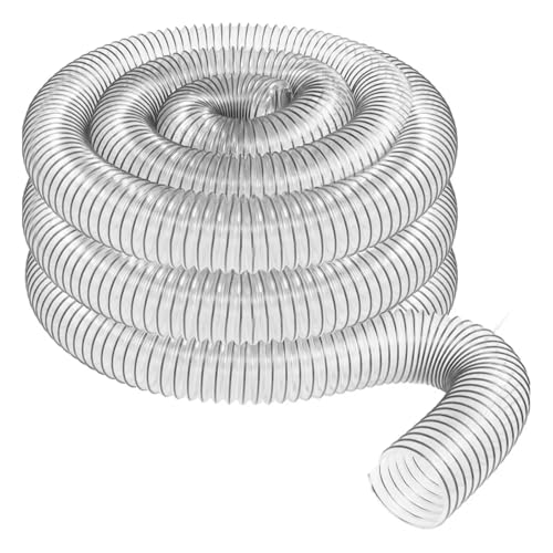 Transparenter PVC-Staubsammelschlauch Mit 2 Zoll Außendurchmesser Und 50 Mm Durchmesser Zur Verwendung Mit Staubsammlern Mit 2 Zoll-Anschlüssen. Ideal For Ladenstaubsauger von ARPZPPSK