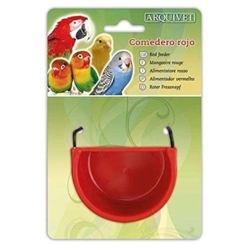 Arquivet 8435117891746 Futterstation, Rot 7,5 x 5,5 x 4 cm von Arquivet