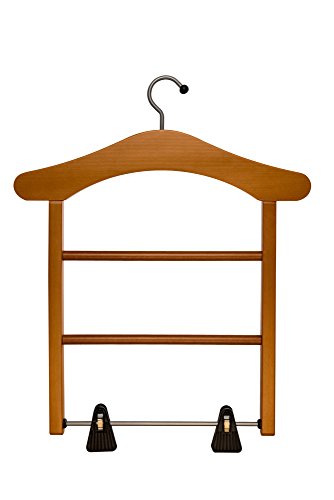 Arredamenti Italia Schrankdamendiener Milady, Holz - 2 Hängemöglichkeiten - Rockaufhänger - Farbe: Kirsche Holz AR-It il Cuore del Legno von Arredamenti Italia