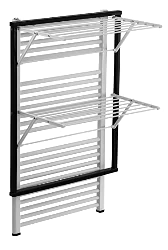 Arredamenti Italia Wäscheständer für Heizkörper Klaus, Holz - klappbar - 10 mt Leine - Farbe: Schwarz AR-It il Cuore del Legno Arredamenti Italia Wäscheständer für Heizkörper Klaus, Holz - klappbar - 10 mt Leine - Farbe: Schwarz AR-It il Cuore del Legno von Arredamenti Italia