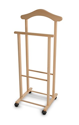 Arredamenti Italia ARREDAMENTIITALIA Herrendiener für Schlafzimmer ATRI, Holz -Farbe: Naturlich AR-It il Cuore del Legno“ von Arredamenti Italia