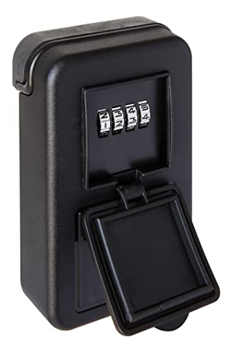 ARREGUI KEEPER SEG011 Schlüsseltresor mit Zahlencode | Schlüsselsafe für Außen und Innen | Schlüsselkasten mit Zahlenschloss | Einfache Montage | Key Safe für Ferienwohnungen | 12,5x8x3,2 cm | schwarz von ARREGUI