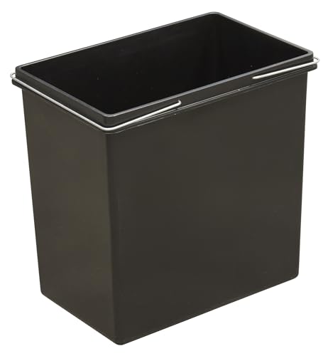 ARREGUI CBZ00684 Ersatzeimer für Mülltrennsysteme | 23 L |Extra Großes Fassungsvermögen | Inneneimer aus Kunststoff | Kompatibel Basic, Top, Round, Ecoclas und Ecoclas Plus | schwarz von ARREGUI