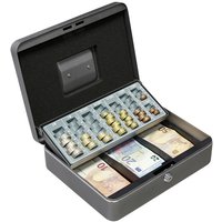 Arregui - Cashier C9246-EUR Geldkassette mit Eurozähleinsatz und Scheineinsatz Geldbox aus Stahl 30cm breit Geldkassette mit Münzzählbrett und von ARREGUI