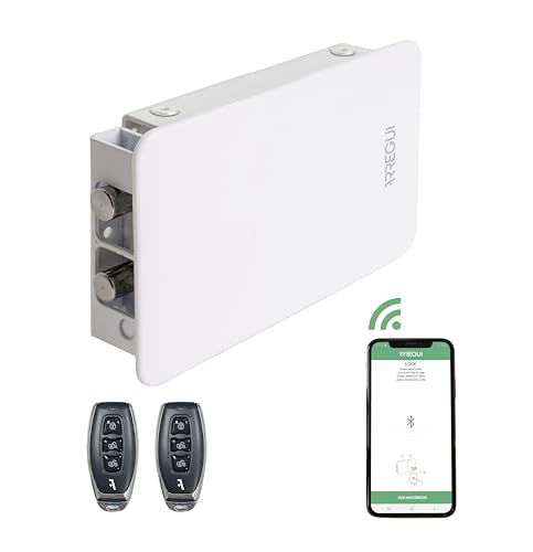 ARREGUI Kamo CI20BRC Smart Schloss für Türen | Unsichtbares Intelligentes Türschloss | Schlüssellos mit Smartphonekontrolle | Elektronisches Buetooth Sicherheitsschloss | Smart Lock | Weiß von ARREGUI
