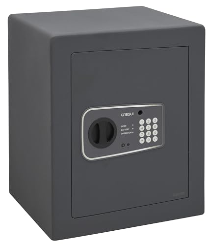 ARREGUI Logica 10 Möbeltresor mit 10 mm Starker Front + Aufbohrschutzplatte | Safe Tresor mit Zahlencode | Großer Tresor für Zuhause mit Sägeschutz Doppelbolzen Verriegelung | 45x38x33 cm | 44L ARREGUI Logica 10 Möbeltresor mit 10 mm Starker Front + Aufbohrschutzplatte | Safe Tresor mit Zahlencode | Großer Tresor für Zuhause mit Sägeschutz Doppelbolzen Verriegelung | 45x38x33 cm | 44L von ARREGUI