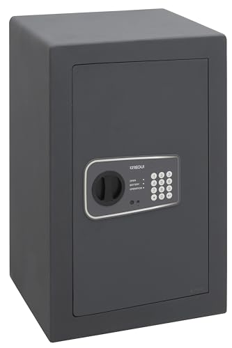 ARREGUI Logica 10 Möbeltresor mit 10 mm Starker Front + Aufbohrschutzplatte | Safe Tresor mit Zahlencode | Großer Tresor für Zuhause mit Sägeschutz Doppelbolzen Verriegelung | 58x38x33 cm | 57L ARREGUI Logica 10 Möbeltresor mit 10 mm Starker Front + Aufbohrschutzplatte | Safe Tresor mit Zahlencode | Großer Tresor für Zuhause mit Sägeschutz Doppelbolzen Verriegelung | 58x38x33 cm | 57L von ARREGUI