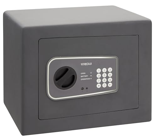ARREGUI Logica 10 Möbeltresor mit 10 mm Starker Front + Aufbohrschutzplatte | Safe Tresor mit Zahlencode | Mittelgroßer Tresor für Zuhause mit Sägeschutz Doppelbolzen Verriegelung | 30x38x30 cm | 26L ARREGUI Logica 10 Möbeltresor mit 10 mm Starker Front + Aufbohrschutzplatte | Safe Tresor mit Zahlencode | Mittelgroßer Tresor für Zuhause mit Sägeschutz Doppelbolzen Verriegelung | 30x38x30 cm | 26L von ARREGUI