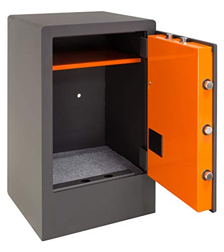 ARREGUI Plus C 180090 Tresor Sicherheitsstufe S2 mit Sockel | Möbeltresor mit Kl. A Zertifiziertem 2-Faktor-Sicherheitsschloss | Safe für Zuhause oder Gewerbe | Tresor mit Code |62 x 38,5 x 36 cm| 68L ARREGUI Plus C 180090 Tresor Sicherheitsstufe S2 mit Sockel | Möbeltresor mit Kl. A Zertifiziertem 2-Faktor-Sicherheitsschloss | Safe für Zuhause oder Gewerbe | Tresor mit Code |62 x 38,5 x 36 cm| 68L von ARREGUI