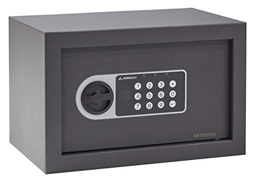 ARREGUI Premier 16501-S1 Möbeltresor | Möbelsafe aus Stahl mit Elektronikschloss, Haussafe mit programmierbarem elektronischem Zahlenschloss, Tresor | Safe mit Notschlüssel, 20 x 31 x 20 cm, 9 L ARREGUI Premier 16501-S1 Möbeltresor | Möbelsafe aus Stahl mit Elektronikschloss, Haussafe mit programmierbarem elektronischem Zahlenschloss, Tresor | Safe mit Notschlüssel, 20 x 31 x 20 cm, 9 L von ARREGUI