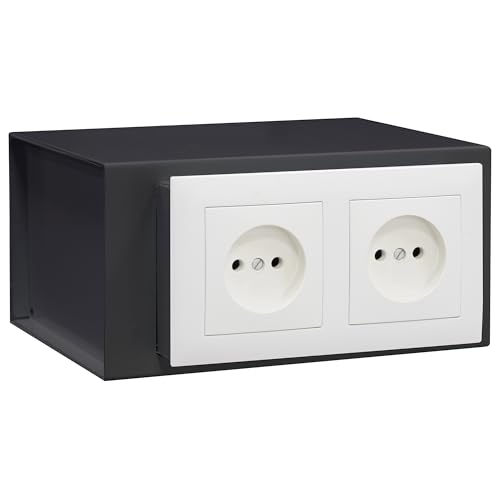 ARREGUI Socket Steckdosensafe | Versteckter Steckdosen Tresor | Unauffälliges Geheimfach für Geld und Wertsachen | Geldversteck in der Wand | Sicheres Geheimversteck für Zuhause | 10x20x15 cm | 2,5 L von ARREGUI