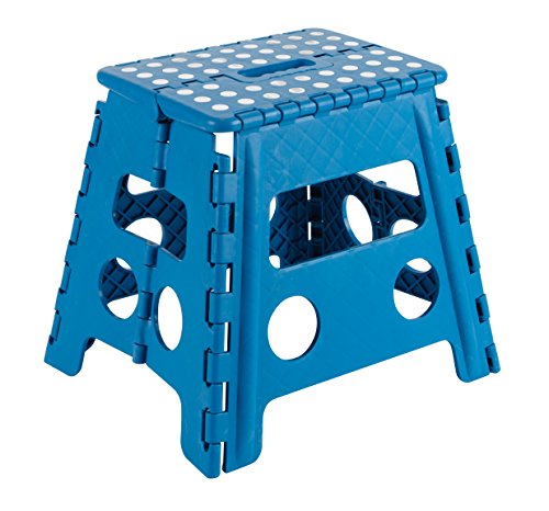 ARREGUI TB32-A Klappbarer Hocker | Klapphocker für Erwachsene oder Kinder | Klappleiter | Kindertreppe | Hocker für Küche, Bad, Camping | 32 cm hoch | Blau ARREGUI TB32-A Klappbarer Hocker | Klapphocker für Erwachsene oder Kinder | Klappleiter | Kindertreppe | Hocker für Küche, Bad, Camping | 32 cm hoch | Blau von ARREGUI