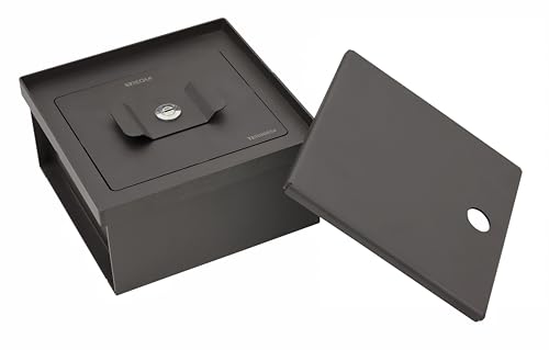 ARREGUI Terra Versteckter Tresor für Zuhause | Bodentresor | Geheimfach für Geld | Unauffälliges Geldversteck | Boden Geldbox | Geheimversteck | Kleiner Versteckter Safe | 10x20x20cm| 2,3L | schwarz von ARREGUI