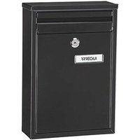 Schwarzer Eingangsbriefkasten 22x8x32 Arregui von ARREGUI