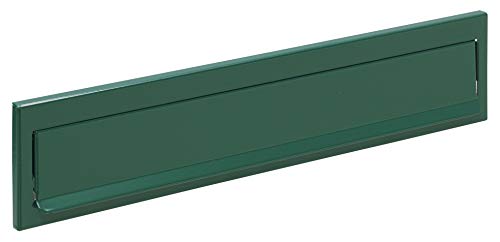 ARREGUI C617 Briefeinwurf-Klappe aus verzinktem Stahl, Einwurfblende, 34,2 x 7,3 cm, grün, 7,3 x 34,2 cm von ARREGUI