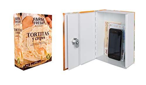 Arregui Chef Verborgener Safe Geldversteck, getarnt als Saucen-Packung, Stahl, 137 x 188 x 68 mm, mehrfarbig von ARREGUI