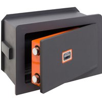 Plus c 181310 Tresor Sicherheitsstufe S2 Wandtresor mit Kl. a Zertifiziertem Schloss Safe für Zuhause oder Gewerbe Tiefenverstellbarer Tresor zum von ARREGUI