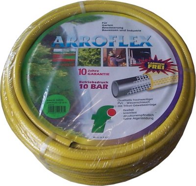 ARROFLEX-Wasserschlauch 25 m 1" gelb von ARROFLEX