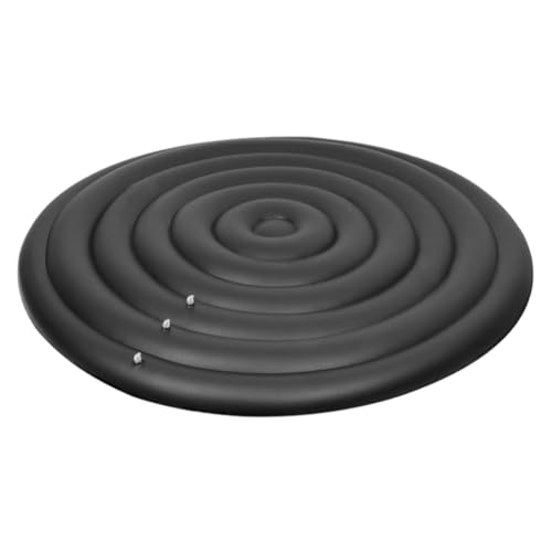 Aufblasbare Abdeckung für Whirlpools, Ø 128/158/180 cm 3 Größen Verstellbarer Thermoabdeckung, Energiesparender Deckel mit Griff, Rund Whirlpools Abdeckung, Whirlpoolzubehör (Ohne Griff) von ARSBORUI