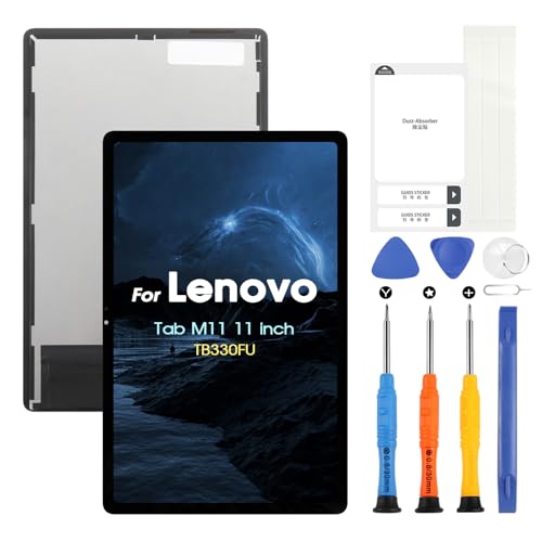 11 Zoll LCD Bildschirm für Lenovo Tab M11 LCD Display für Lenovo Tab M11 TB330FU LCD Display Touchscreen Digitizer Assembly Reparatur Kit (Schwarz ohne Rahmen) von ARSSLY