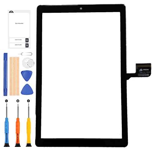 ARSSLY Für Vankyo MatrixPad S21 Bildschirm Ersatz 10,1 Zoll für Vankyo MatrixPad S21 Touchscreen Digitizer Sensor Glasscheibe Vollständige Reparaturteile Kit (LCD nicht im Lieferumfang enthalten) von ARSSLY