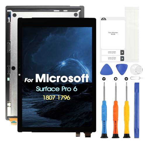 ARSSLY LCD Display für Microsoft Surface Pro 5 12.3" 1796 Ersatz Bildschirm LCD Bildschirm für Microsoft Surface Pro 6 1807 1796 Touchscreen Digitazer Full Assembly mit Reparatur-Set ARSSLY LCD Display für Microsoft Surface Pro 5 12.3" 1796 Ersatz Bildschirm LCD Bildschirm für Microsoft Surface Pro 6 1807 1796 Touchscreen Digitazer Full Assembly mit Reparatur-Set von ARSSLY